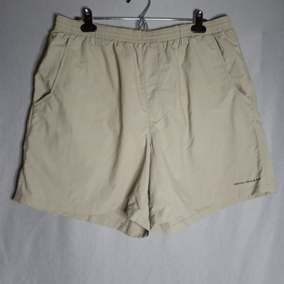 Columbia Other - Columbia Omni-Shade Khakis Beige Fishing Gear Men's Shorts Size Lg